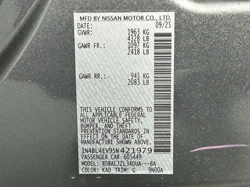 Used 2025 Nissan Altima 2.5 SL image 36