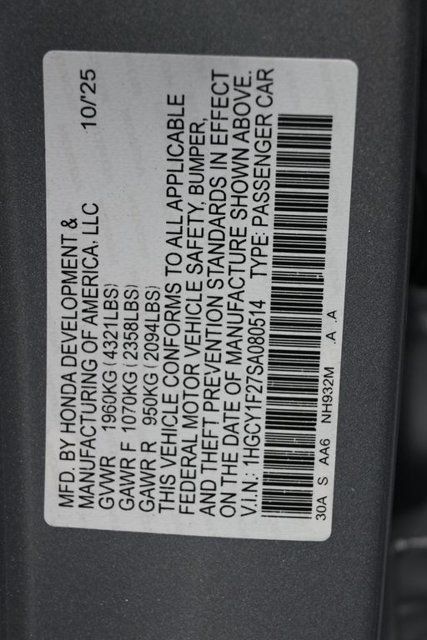 Certified 2025 Honda Accord LX image 17