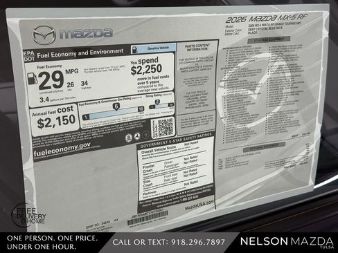 New 2026 MAZDA MX-5 Miata RF Grand Touring RWD image 19