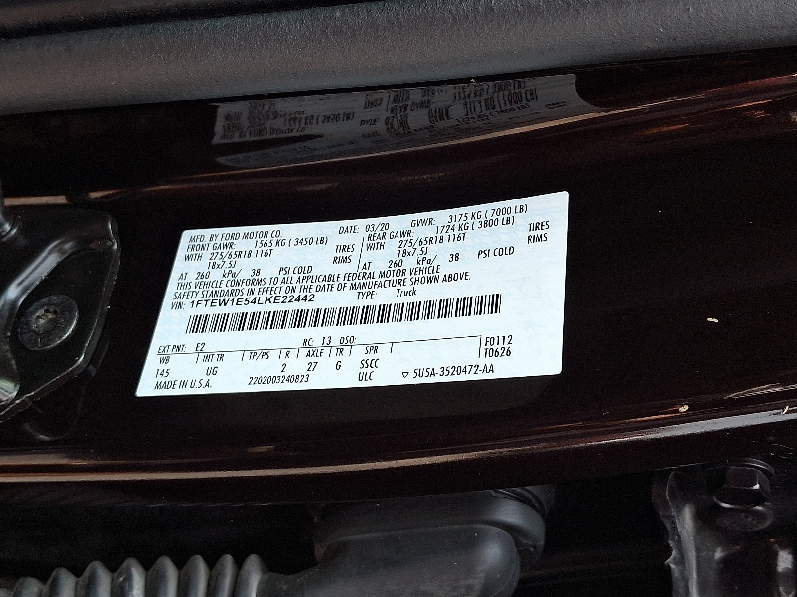Used 2020 Ford F150 XLT w/ Equipment Group 302A Luxury AWD/4WD image 27