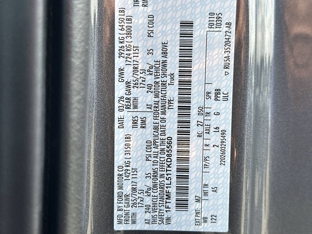 New 2026 Ford F150 XL AWD/4WD image 35