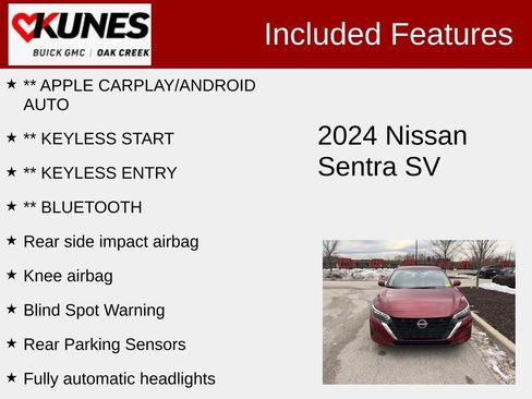 Used 2024 Nissan Sentra SV image 2