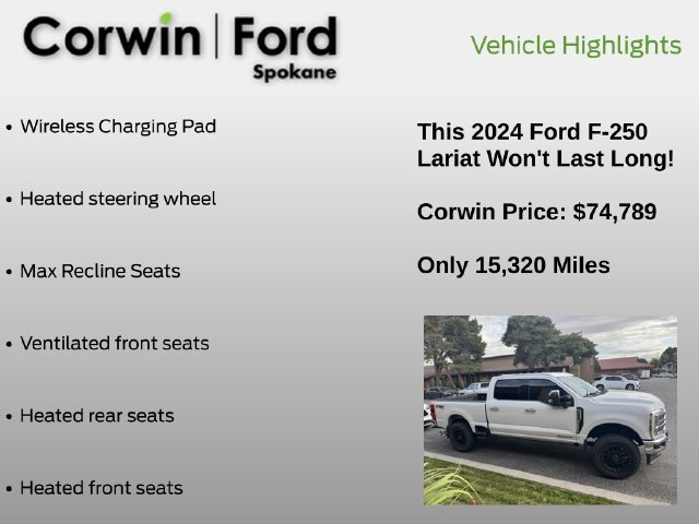 Used 2024 Ford F250 Lariat w/ Lariat Ultimate Package AWD/4WD image 5