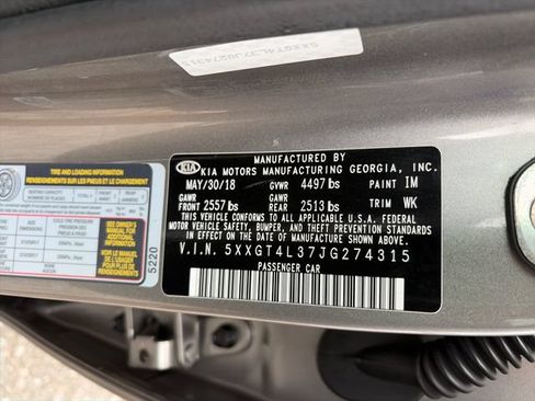 Used 2018 Kia Optima LX w/ 17" Alloy Wheels Package FWD image 35