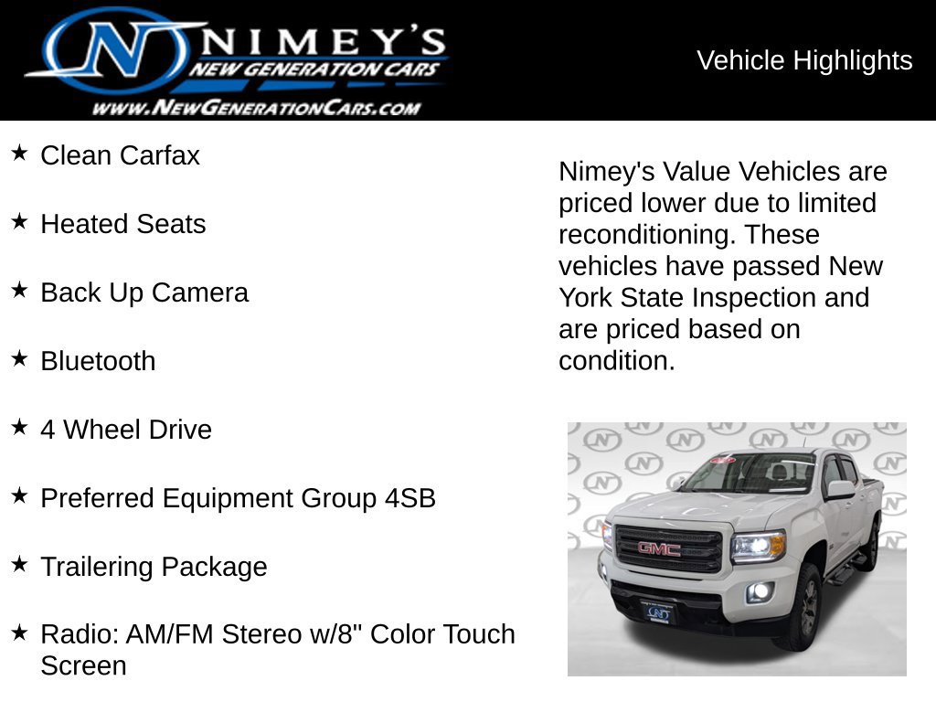 Used 2018 GMC Canyon All Terrain w/ All Terrain X Package AWD/4WD image 6