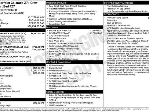 Used 2023 Chevrolet Colorado Z71 w/ Z71 Convenience Package 2 AWD/4WD image 5