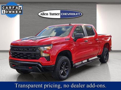 Used 2023 Chevrolet Silverado 1500 Custom Trail Boss w/ LPO, Dark Essentials Package image 3