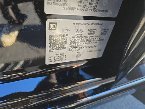 New 2026 Chevrolet Silverado 1500 Custom w/ Turbomax Blackout Package image 36