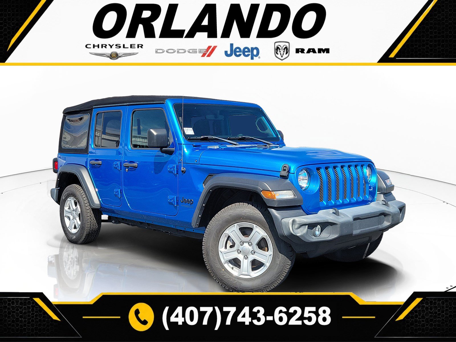 Used 2022 Jeep Wrangler Unlimited Sport AWD/4WD image 1