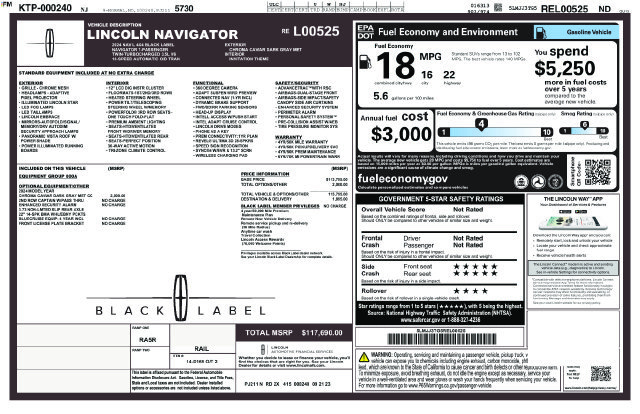 Used 2024 Lincoln Navigator L Black Label AWD/4WD image 9