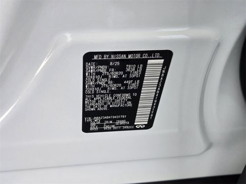 New 2026 INFINITI QX80 Pure w/ Cargo Package image 19