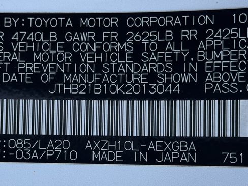 Used 2019 Lexus ES 300h w/ Accessory Package 2 FWD image 33