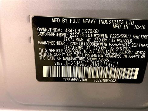 Used 2017 Subaru Crosstrek 2.0i Premium image 33