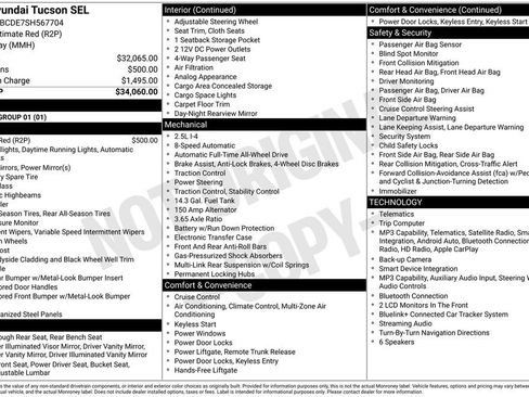 Used 2025 Hyundai Tucson SEL AWD/4WD image 6