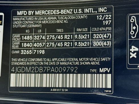 Certified 2023 Mercedes-Benz EQS 450+ SUV image 25