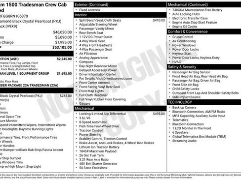 Used 2024 RAM 1500 Tradesman w/ Night Edition AWD/4WD image 2