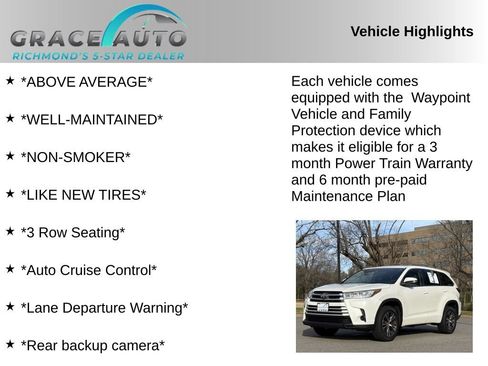 Used 2017 Toyota Highlander LE image 2
