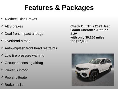 Used 2023 Jeep Grand Cherokee Altitude AWD/4WD image 17