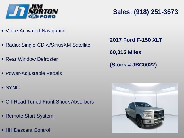 Used 2017 Ford F150 XLT w/ Equipment Group 302A Luxury AWD/4WD image 16