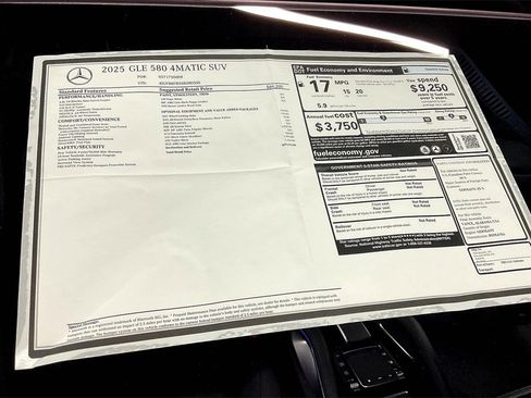 New 2025 Mercedes-Benz GLE 580 4MATIC image 13