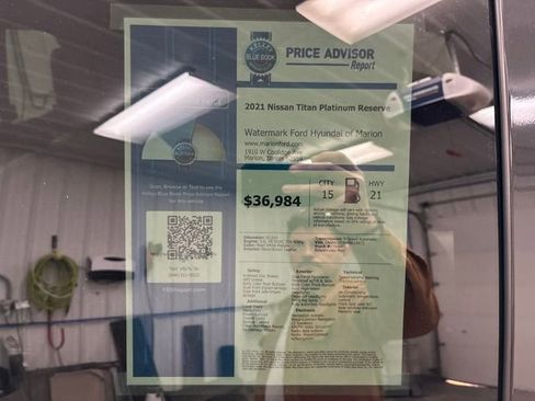 Used 2021 Nissan Titan Platinum Reserve w/ Moonroof Package image 48