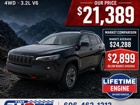 Used 2022 Jeep Cherokee Trailhawk w/ Sound & Nav Group AWD/4WD image 1