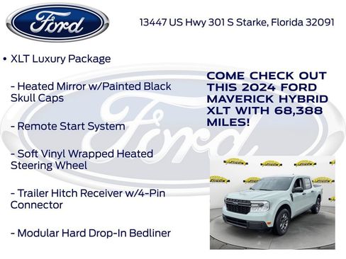 Certified 2024 Ford Maverick XLT w/ XLT Luxury Package FWD image 22