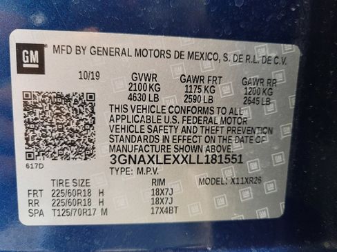 Used 2020 Chevrolet Equinox LT image 33