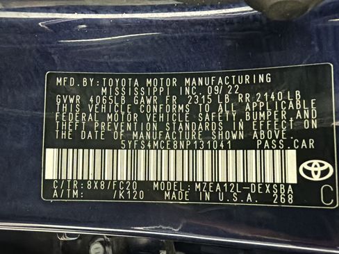 Used 2022 Toyota Corolla SE FWD image 20
