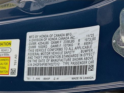 New 2026 Honda Civic Sport image 27