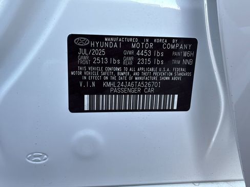 New 2026 Hyundai Sonata SE FWD image 25