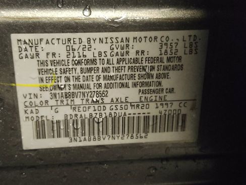 Used 2022 Nissan Sentra S w/ Trunk Package image 33