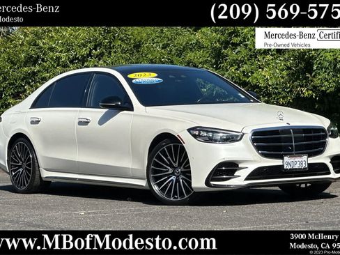 Certified 2023 Mercedes-Benz S 580 4MATIC Sedan w/ AMG Line image 1