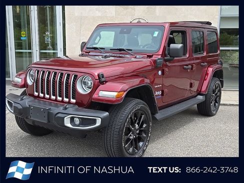 Used 2021 Jeep Wrangler Unlimited Sahara w/ Cold Weather Group AWD/4WD image 1