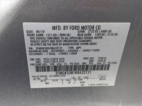 Used 2019 Ford Flex Limited FWD image 20