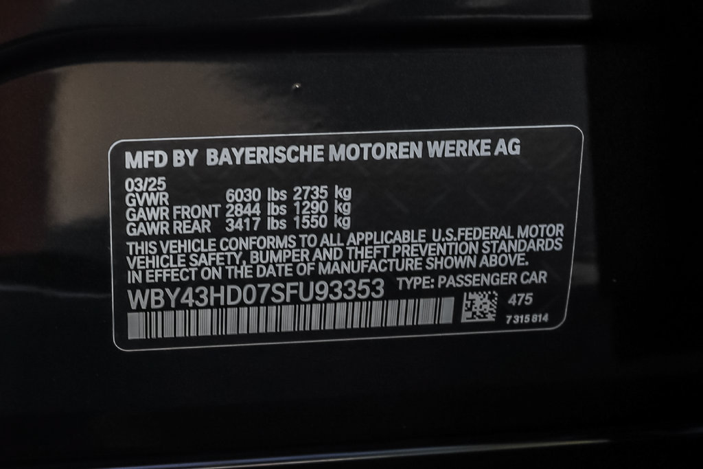 Used 2025 BMW i4 xDrive40i w/ M Sport Package AWD/4WD image 34