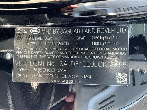 Certified 2020 Jaguar F-TYPE R AWD/4WD image 30