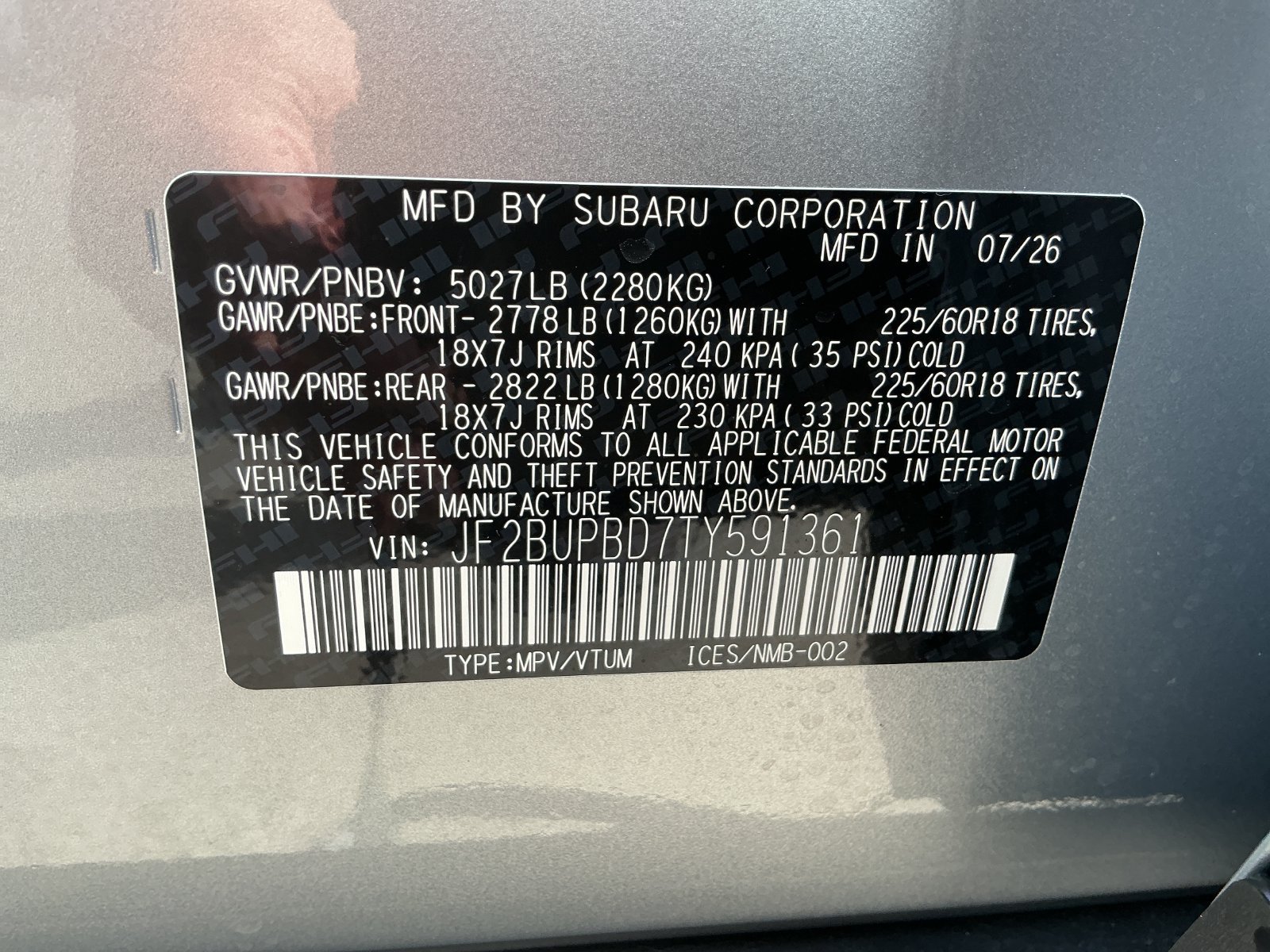 New 2026 Subaru Outback Premium AWD/4WD image 29