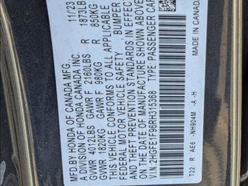 Used 2024 Honda Civic Touring image 26