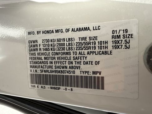 Used 2019 Honda Odyssey Elite image 46
