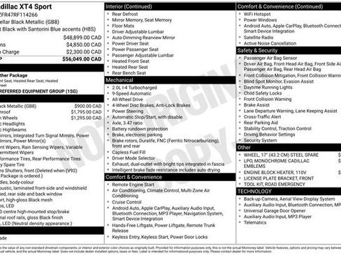 Used 2024 Cadillac XT4 Sport image 19