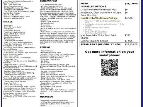 Used 2022 MAZDA MX-5 Miata Club w/ Brembo/BBS Recaro Package image 2