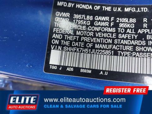 Used 2018 Honda Civic EX image 18