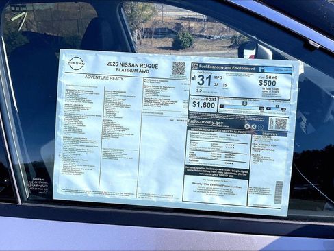 New 2026 Nissan Rogue Platinum w/ Platinum Premium Package AWD/4WD image 14
