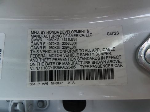 Certified 2023 Honda Accord LX image 24