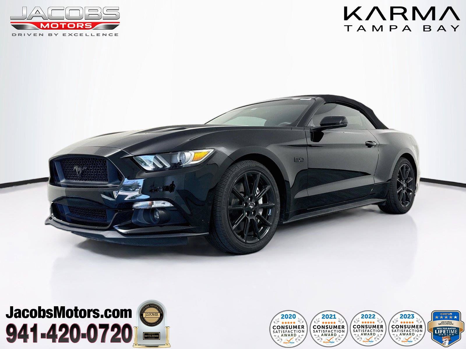 Used 2016 Ford Mustang GT Premium w/ Black Accent Package RWD image 1