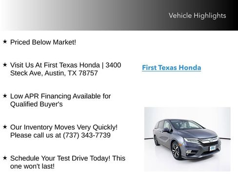 Used 2018 Honda Odyssey Elite image 10