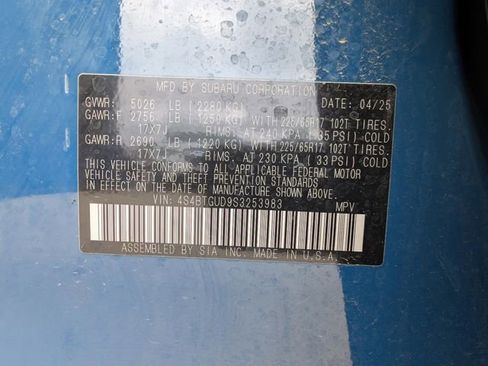 Certified 2025 Subaru Outback Wilderness w/ Wilderness Package image 32