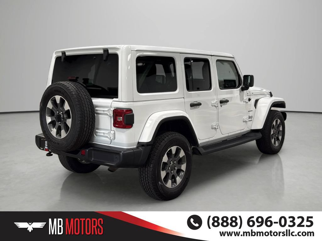Used 2021 Jeep Wrangler Unlimited Sahara w/ Uconnect 4C Nav & Sound Group AWD/4WD image 4