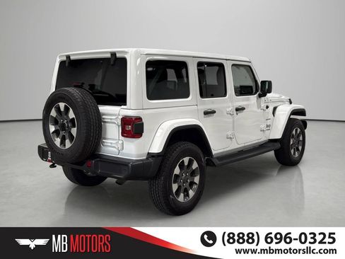 Used 2021 Jeep Wrangler Unlimited Sahara w/ Uconnect 4C Nav & Sound Group AWD/4WD image 4
